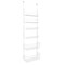Smart Design Over The Door Pantry Organizer Rack with 6 Adjustable Shelves - White